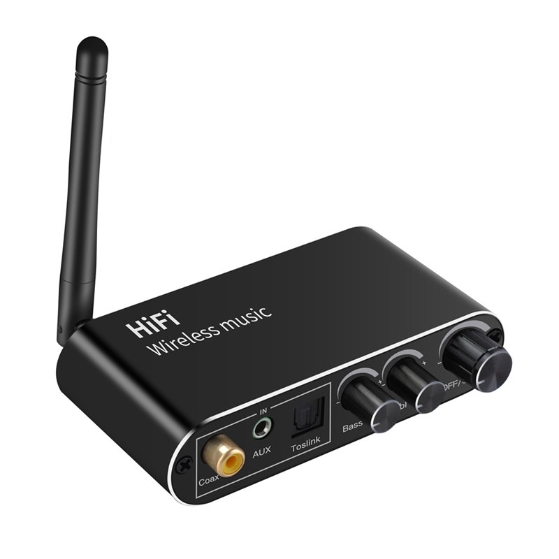 T01 New 3in1 Optical Coaxial Digital to Analog Audio Converter + Bluetooth Audio Receiver + USB Flash Disk Mp3 Player